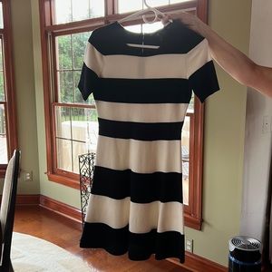 BCBG Black and white size medium dress